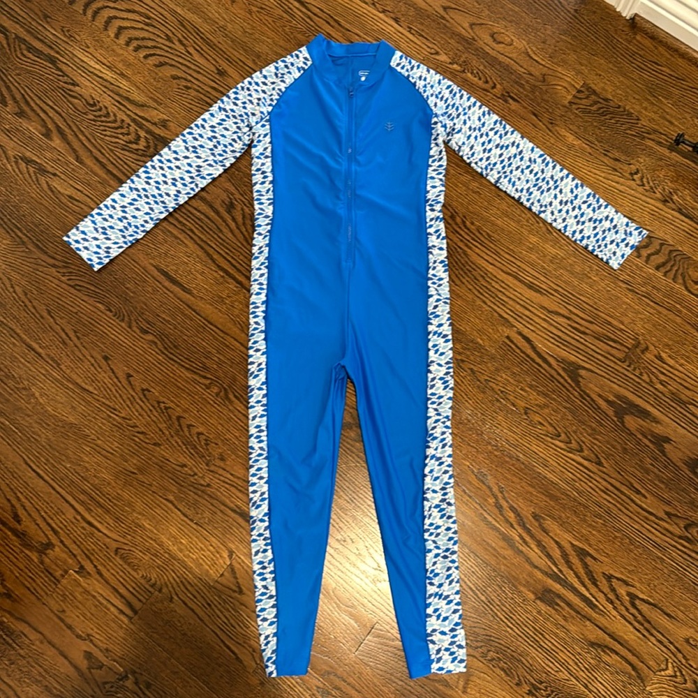 Kids neck to ankle swimsuit